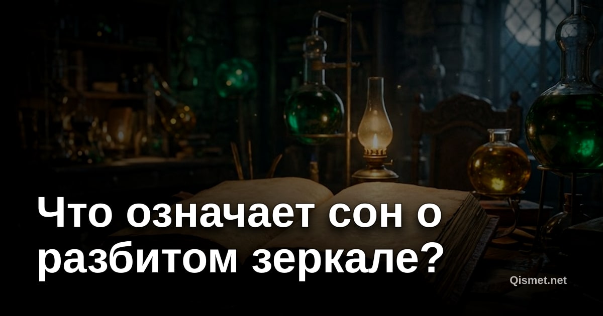 Что означает сон о разбитом зеркале?