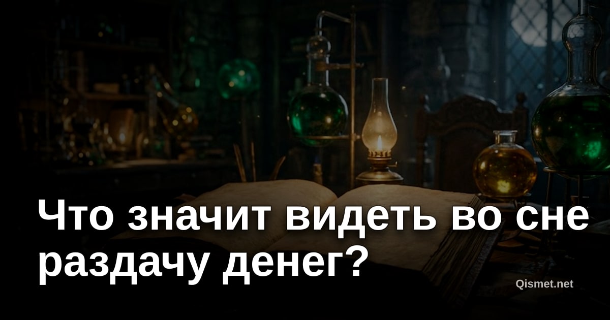 Что значит видеть во сне раздачу денег?