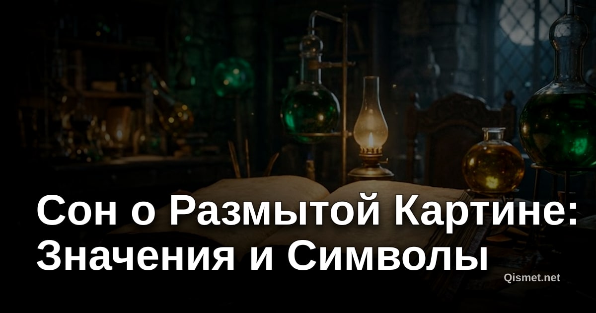 Сон о Размытой Картине: Значения и Символы