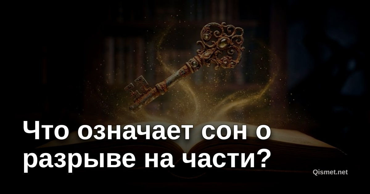 Что означает сон о разрыве на части?