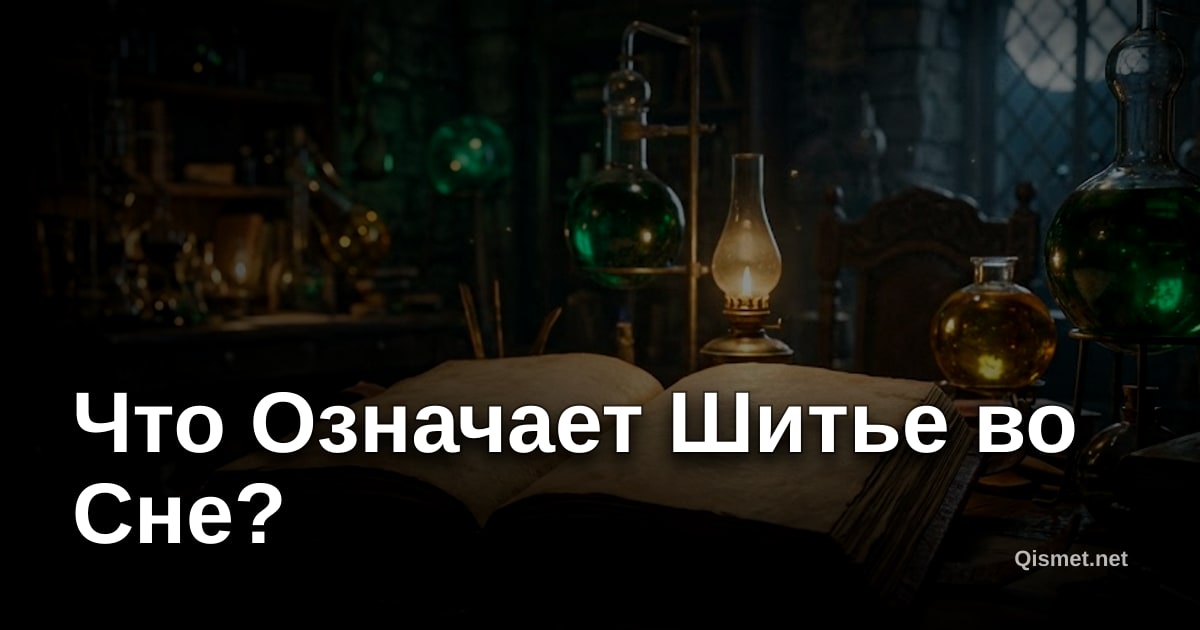 Что Означает Шитье во Сне?