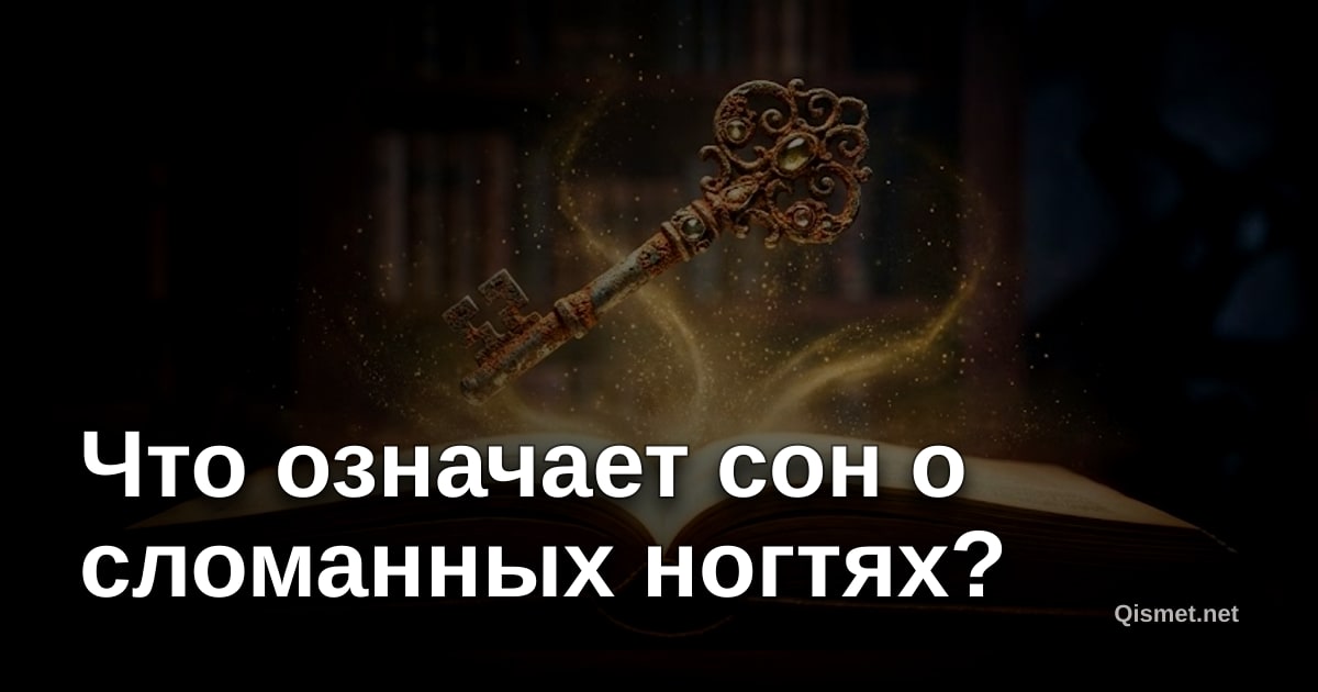 Что означает сон о сломанных ногтях?