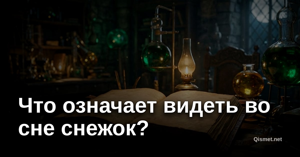 Что означает видеть во сне снежок?