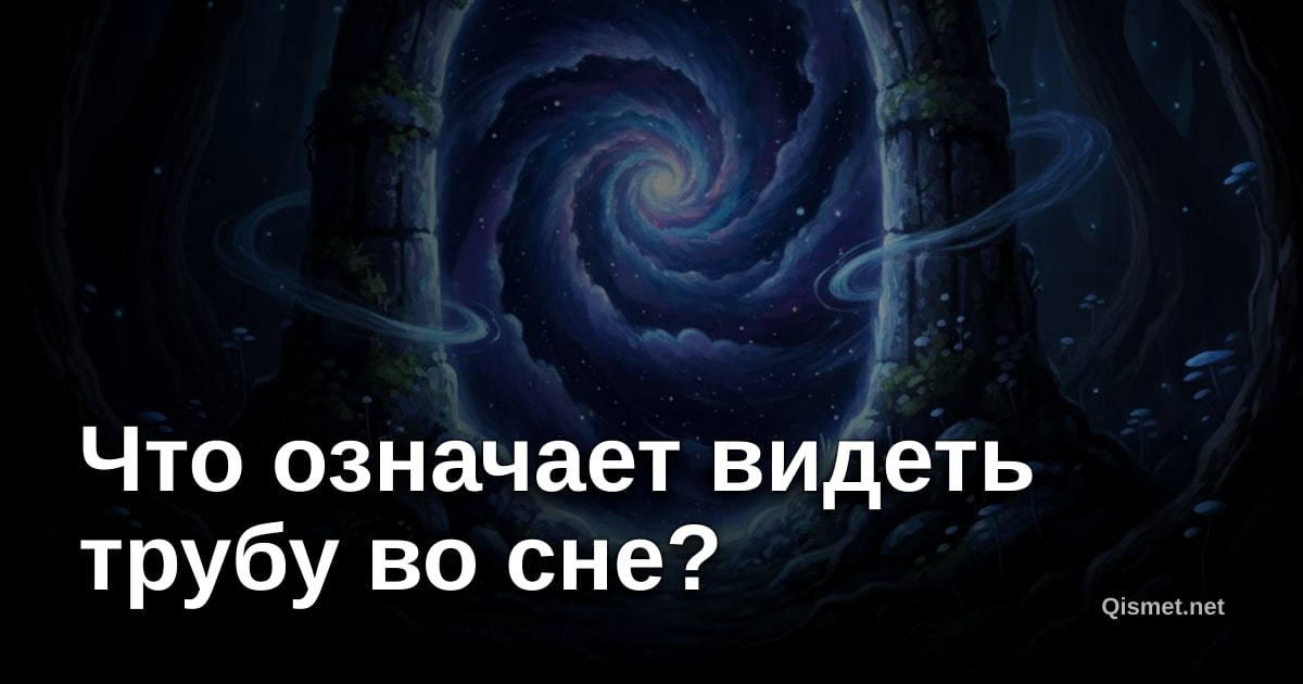 Что означает видеть трубу во сне?