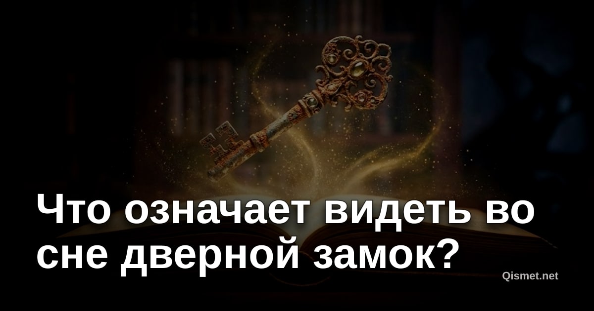 Что означает видеть во сне дверной замок?