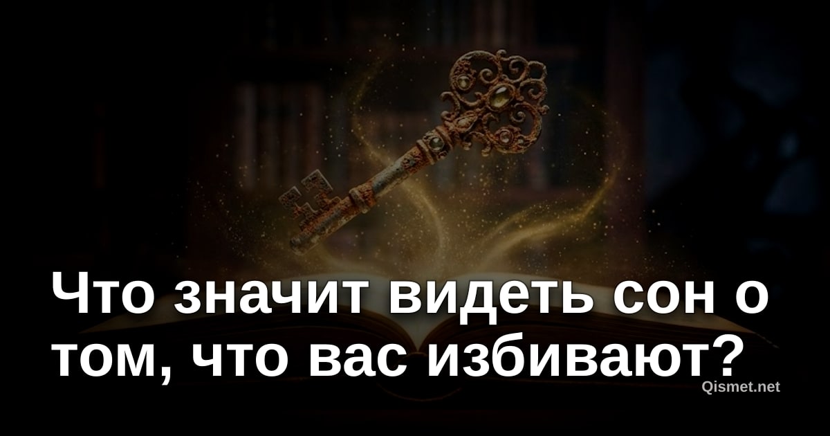 Что значит видеть сон о том, что вас избивают?