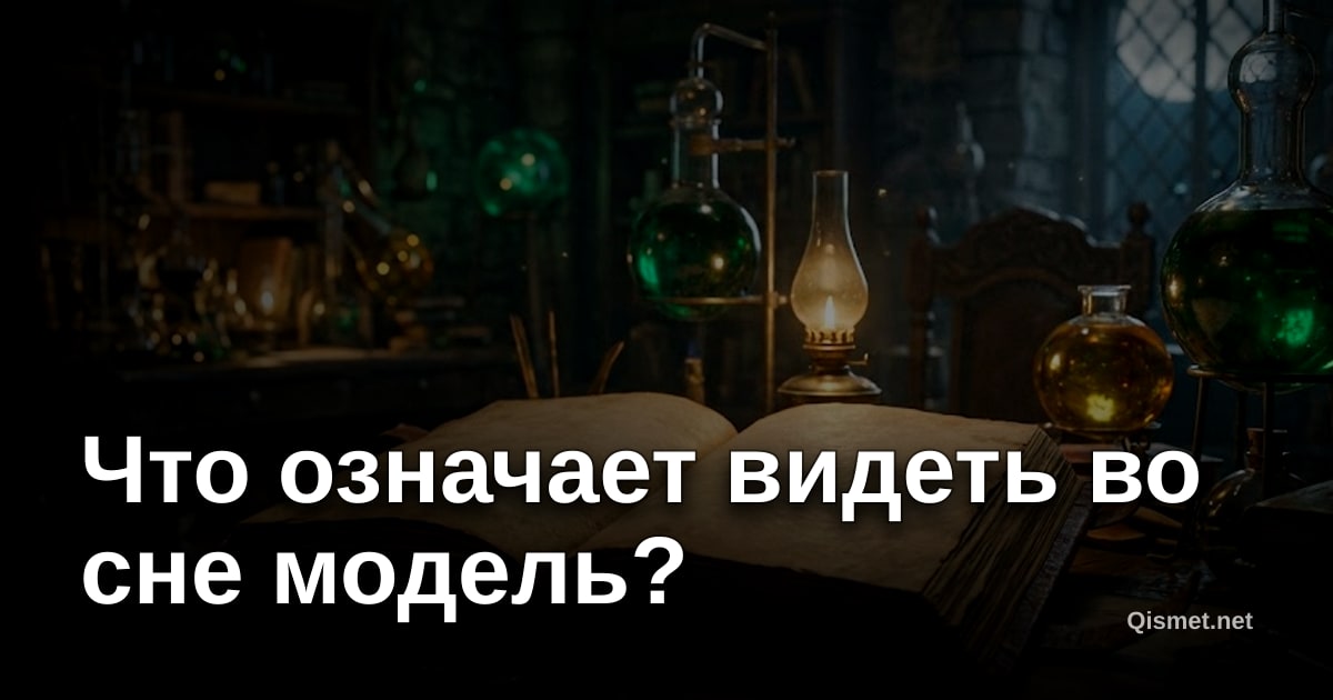 Что означает видеть во сне модель?