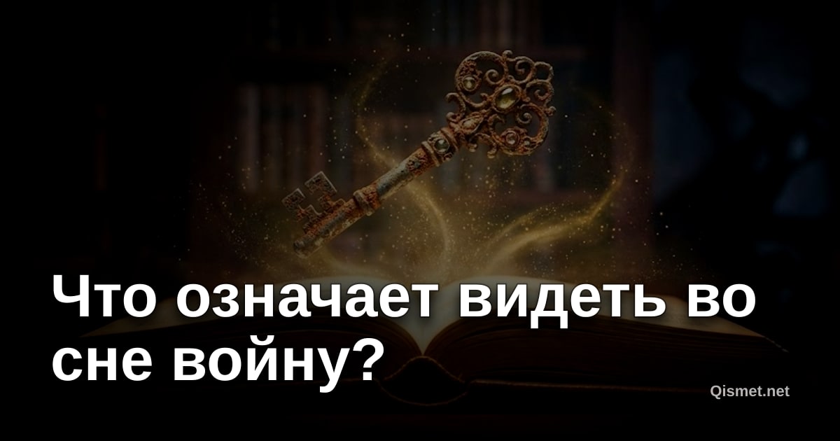 Что означает видеть во сне войну?