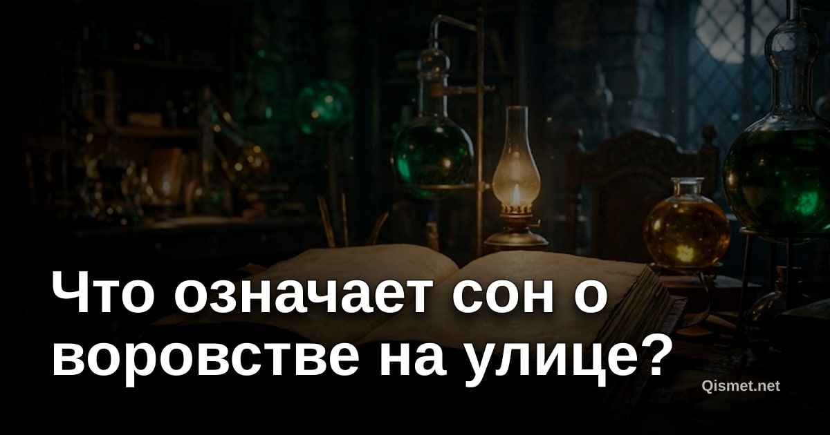 Что означает сон о воровстве на улице?