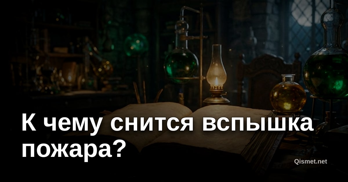 К чему снится вспышка пожара?