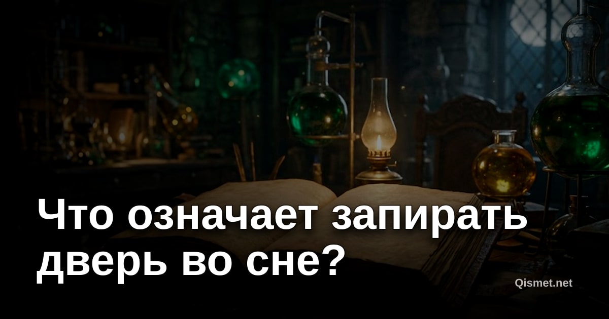 Что означает запирать дверь во сне?