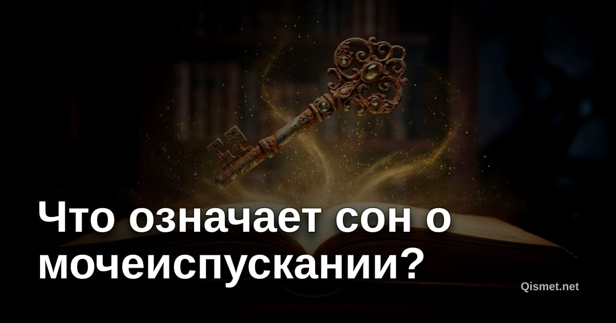 Что означает сон о мочеиспускании?