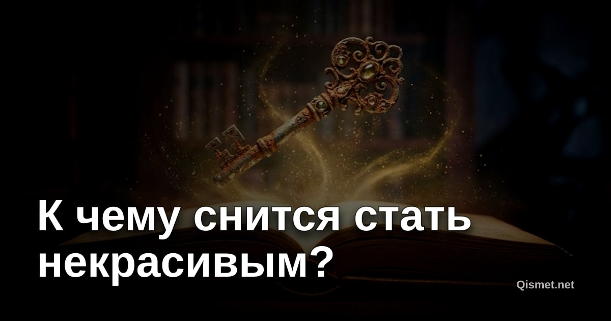 К чему снится стать некрасивым?