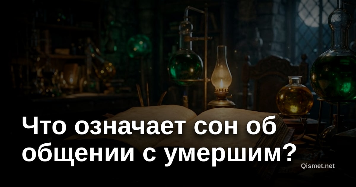 Что означает сон об общении с умершим?