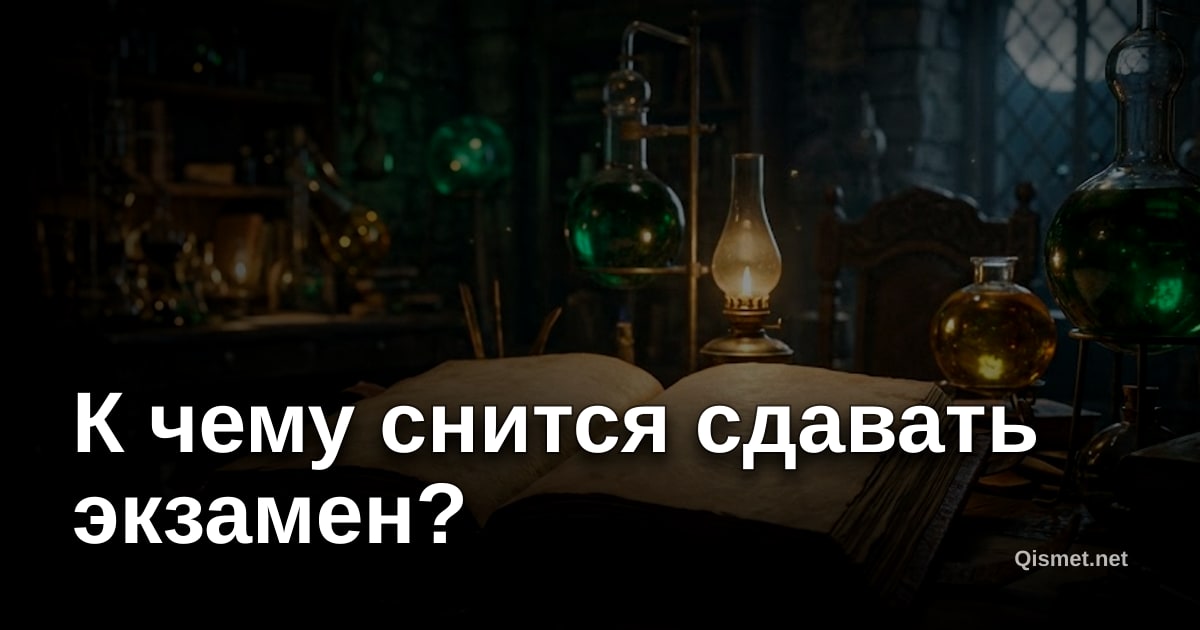 К чему снится сдавать экзамен?