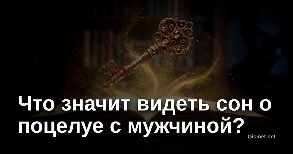 Что значит видеть сон о поцелуе с мужчиной?