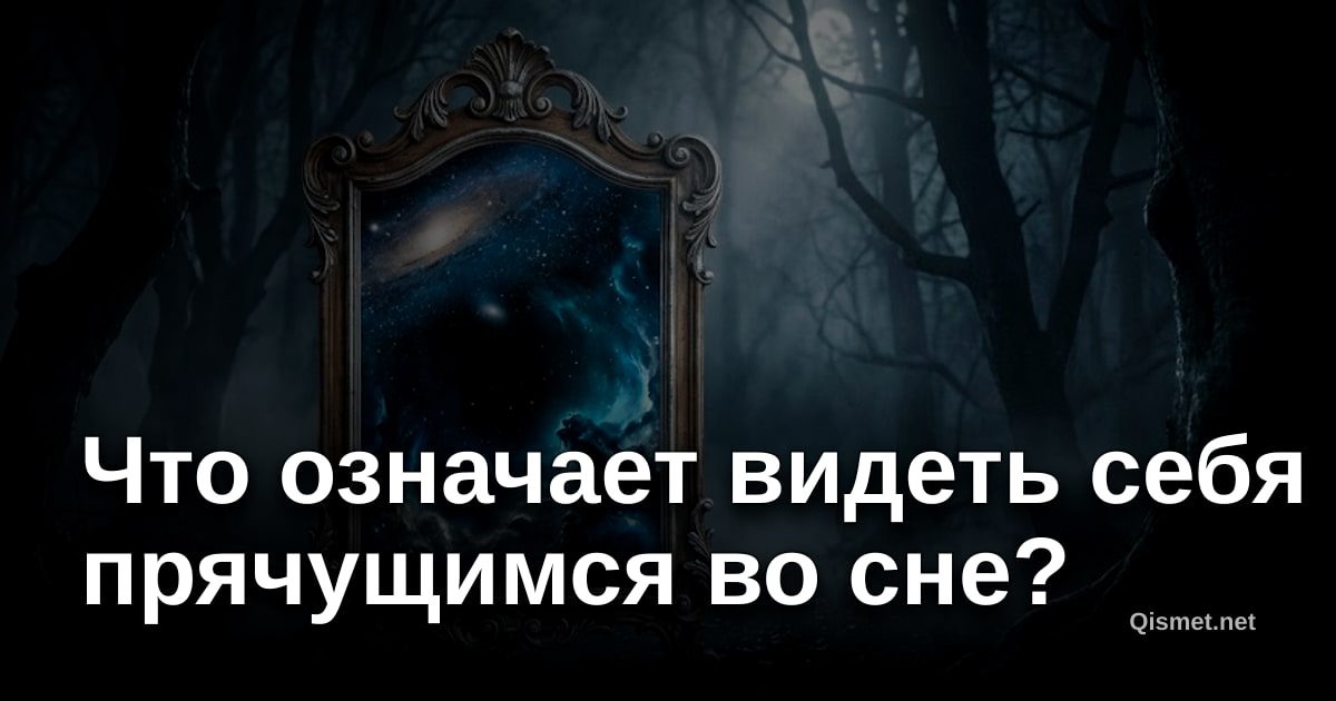 Что означает видеть себя прячущимся во сне?