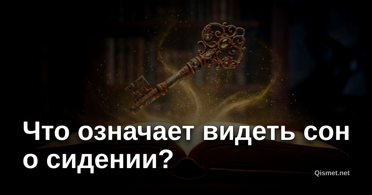 Что означает видеть сон о сидении?