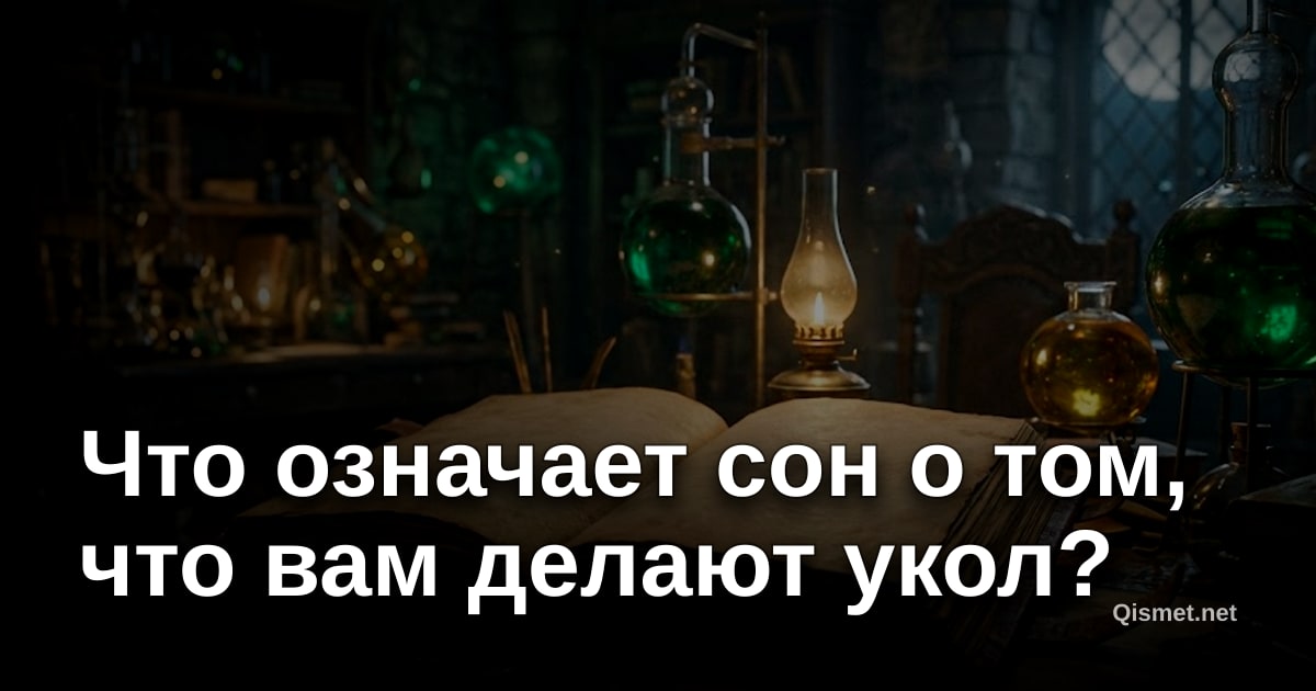 Что означает сон о том, что вам делают укол?