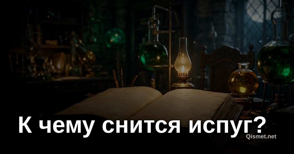 К чему снится испуг?