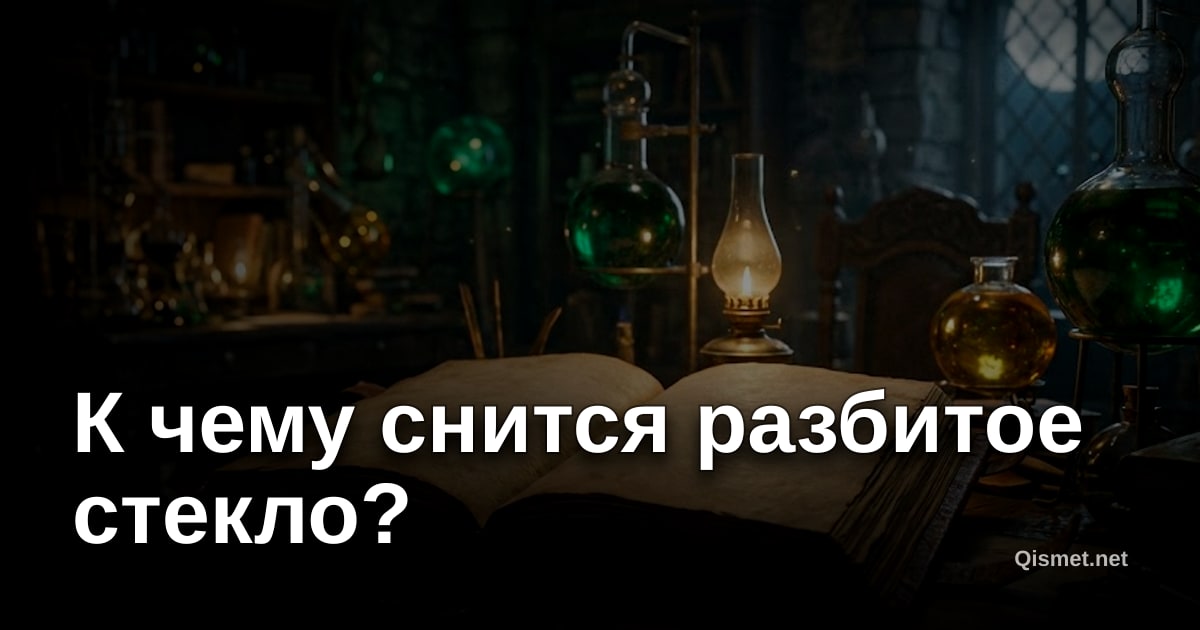 К чему снится разбитое стекло?