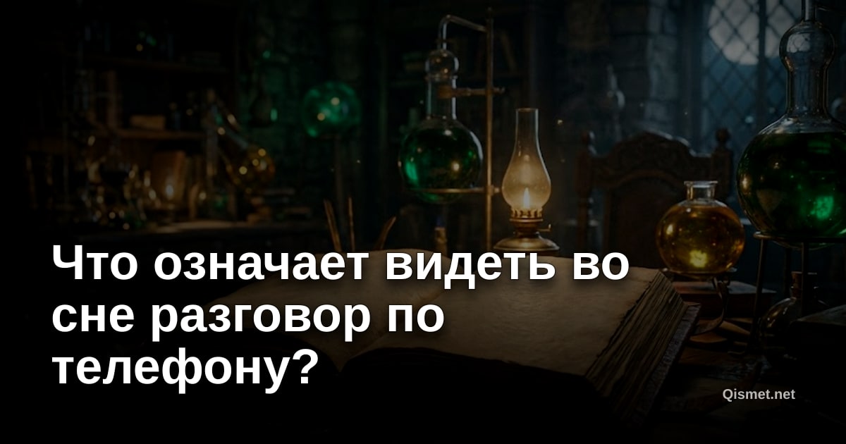 Что означает видеть во сне разговор по телефону?