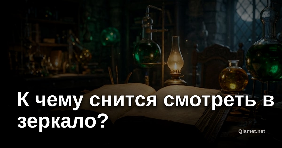 К чему снится смотреть в зеркало?