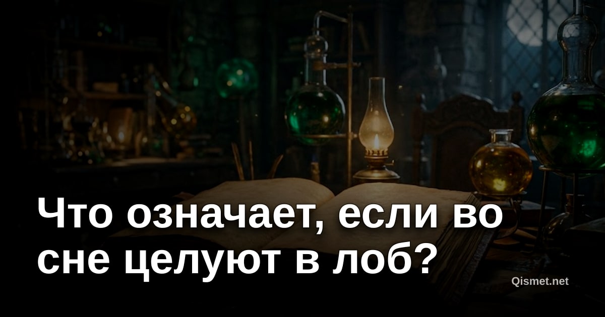 Что означает, если во сне целуют в лоб?