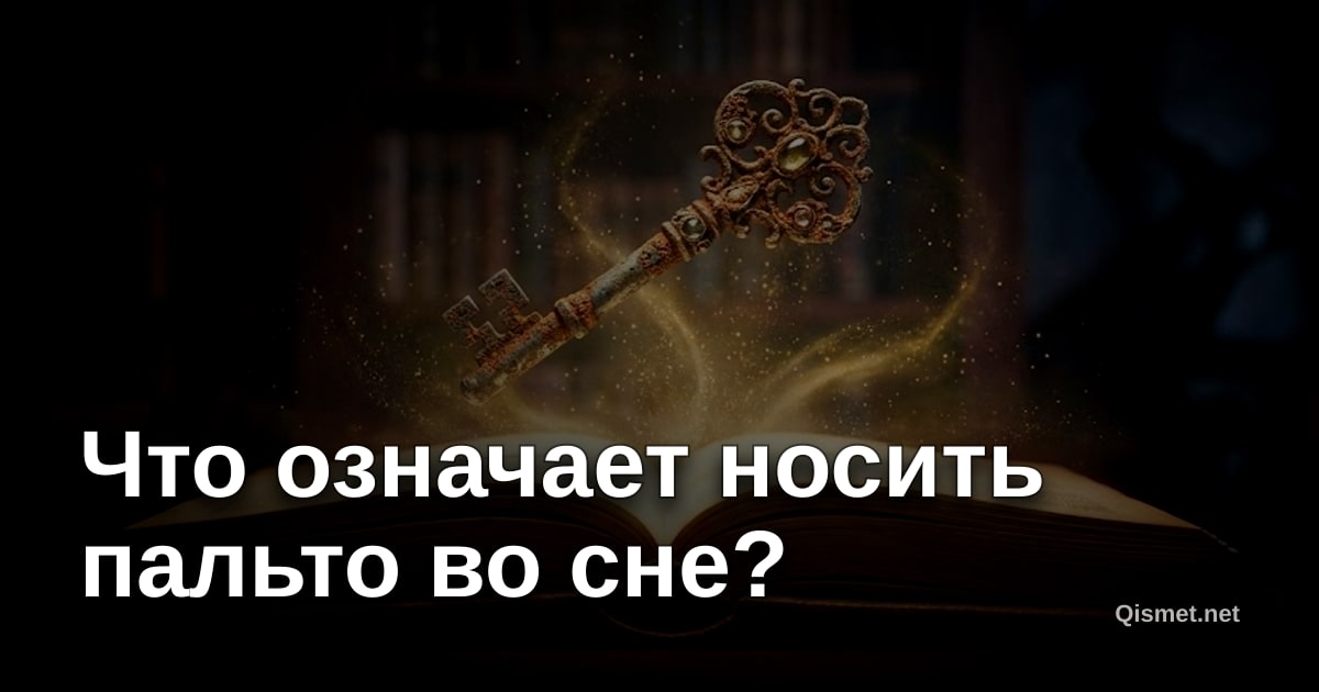 Что означает носить пальто во сне?
