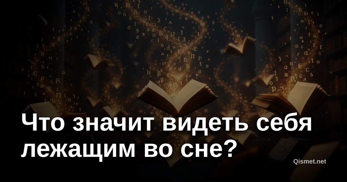 Что значит видеть себя лежащим во сне?