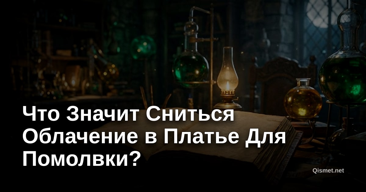 Что Значит Сниться Облачение в Платье Для Помолвки?