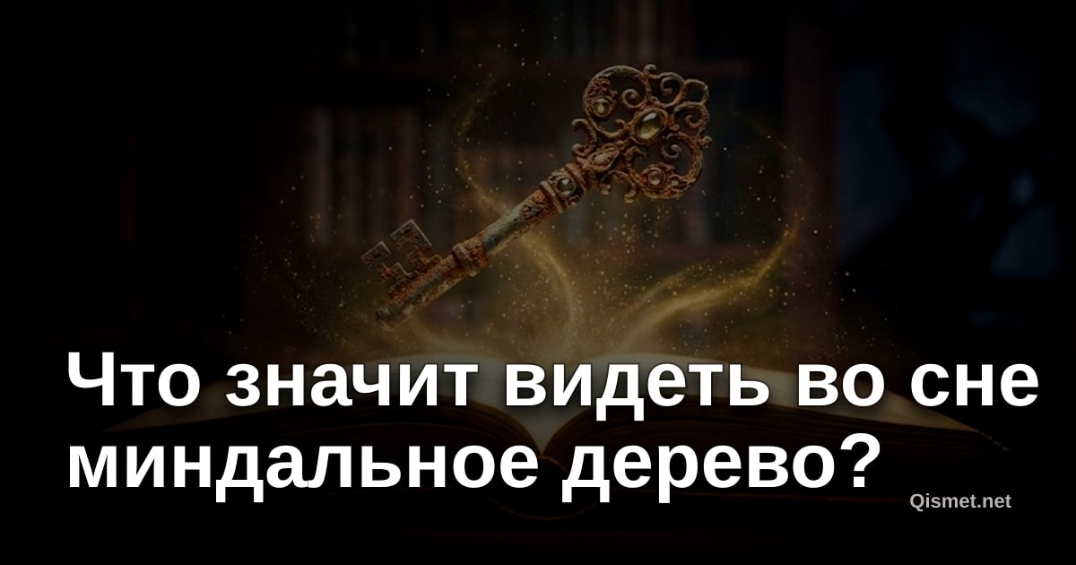 Что значит видеть во сне миндальное дерево?