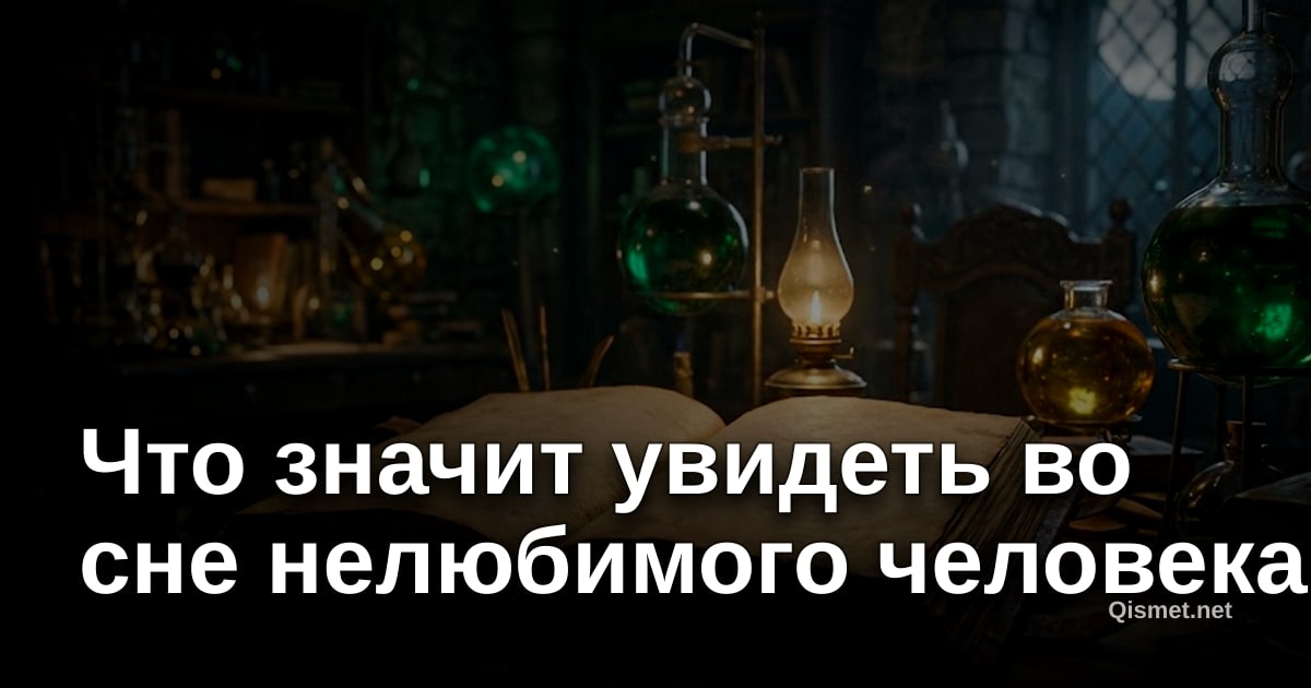 Что значит увидеть во сне нелюбимого человека?