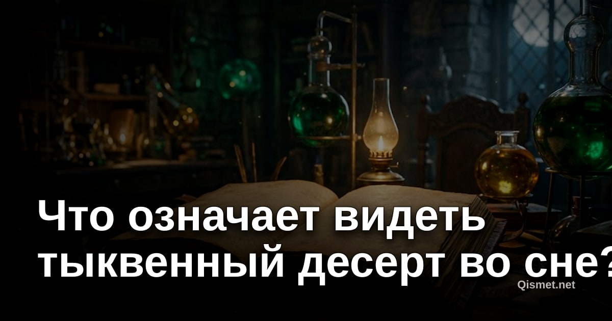 Что означает видеть тыквенный десерт во сне?