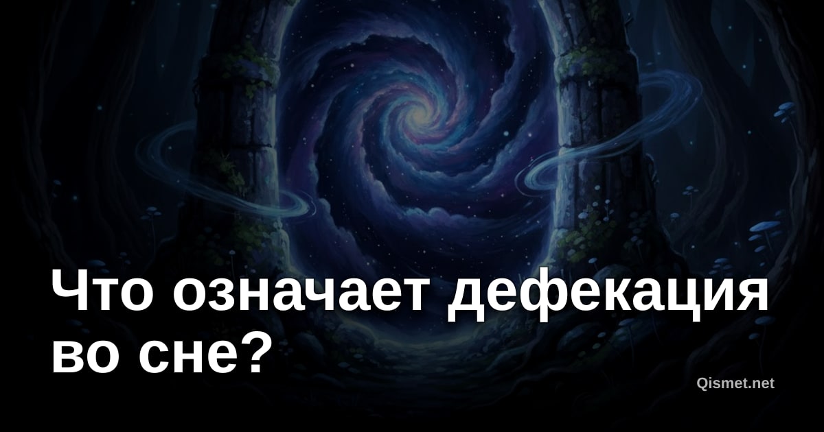 Что означает дефекация во сне?