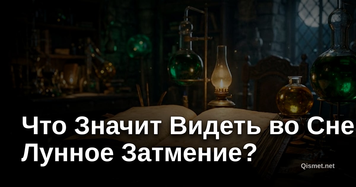 Что Значит Видеть во Сне Лунное Затмение?