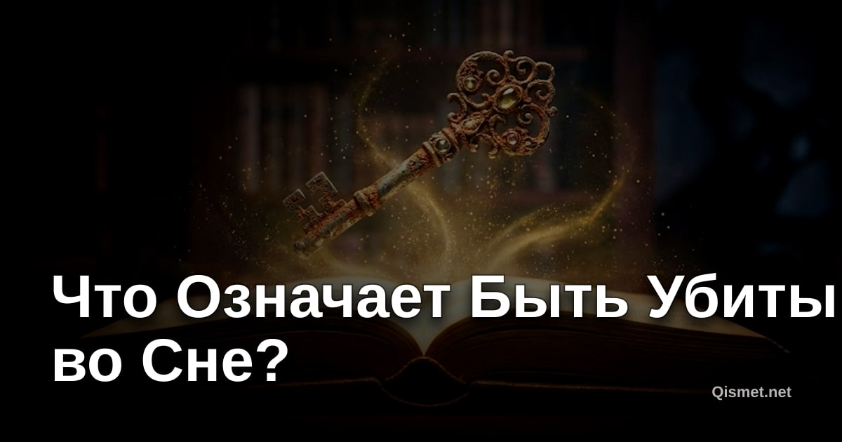 Что Означает Быть Убитым во Сне?
