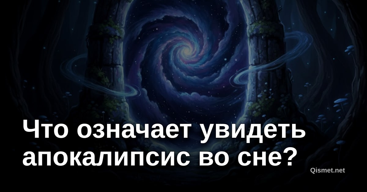 Что означает увидеть апокалипсис во сне?
