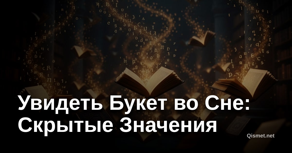 Увидеть Букет во Сне: Скрытые Значения