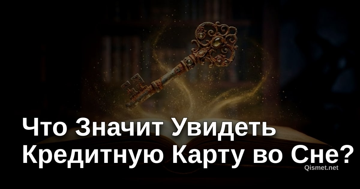 Что Значит Увидеть Кредитную Карту во Сне?