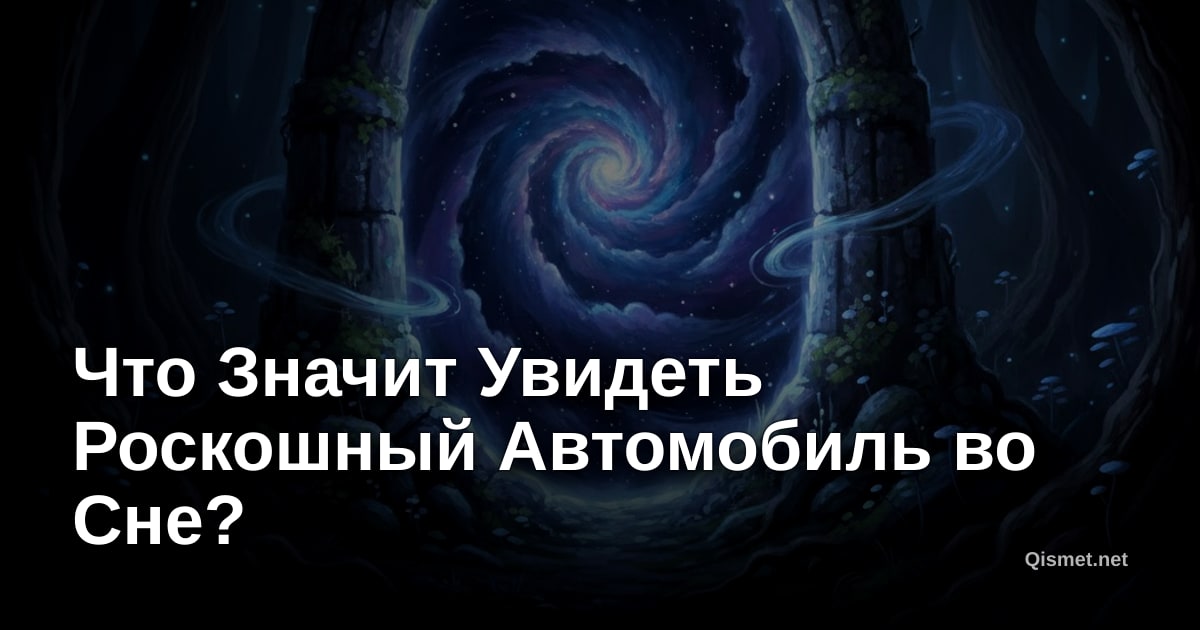 Что Значит Увидеть Роскошный Автомобиль во Сне?