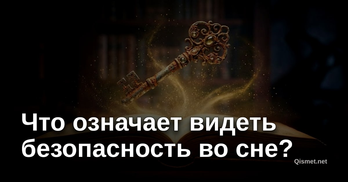 Что означает видеть безопасность во сне?