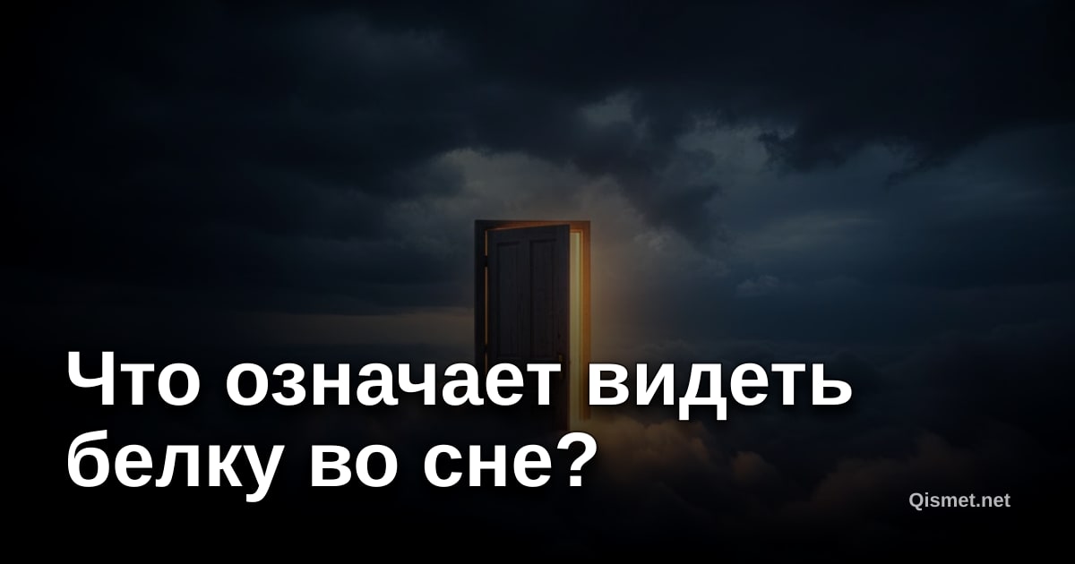Что означает видеть белку во сне?