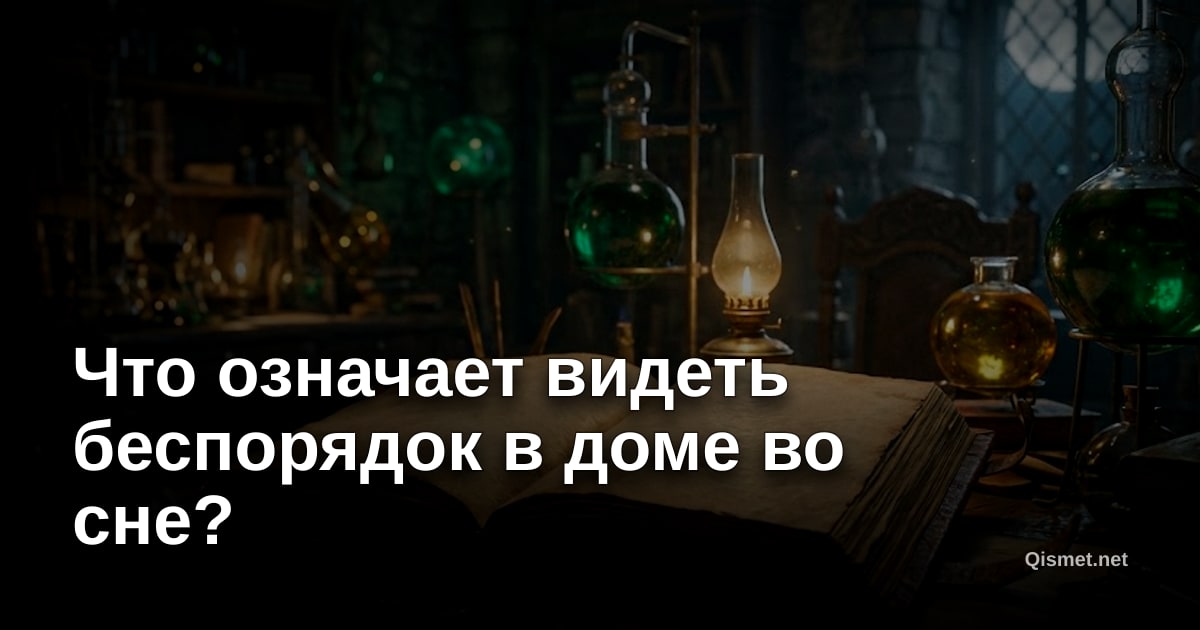 Что означает видеть беспорядок в доме во сне?