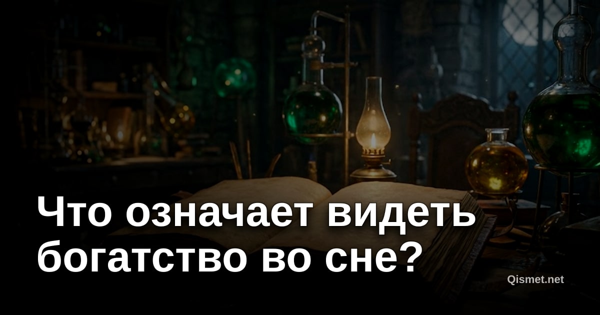 Что означает видеть богатство во сне?