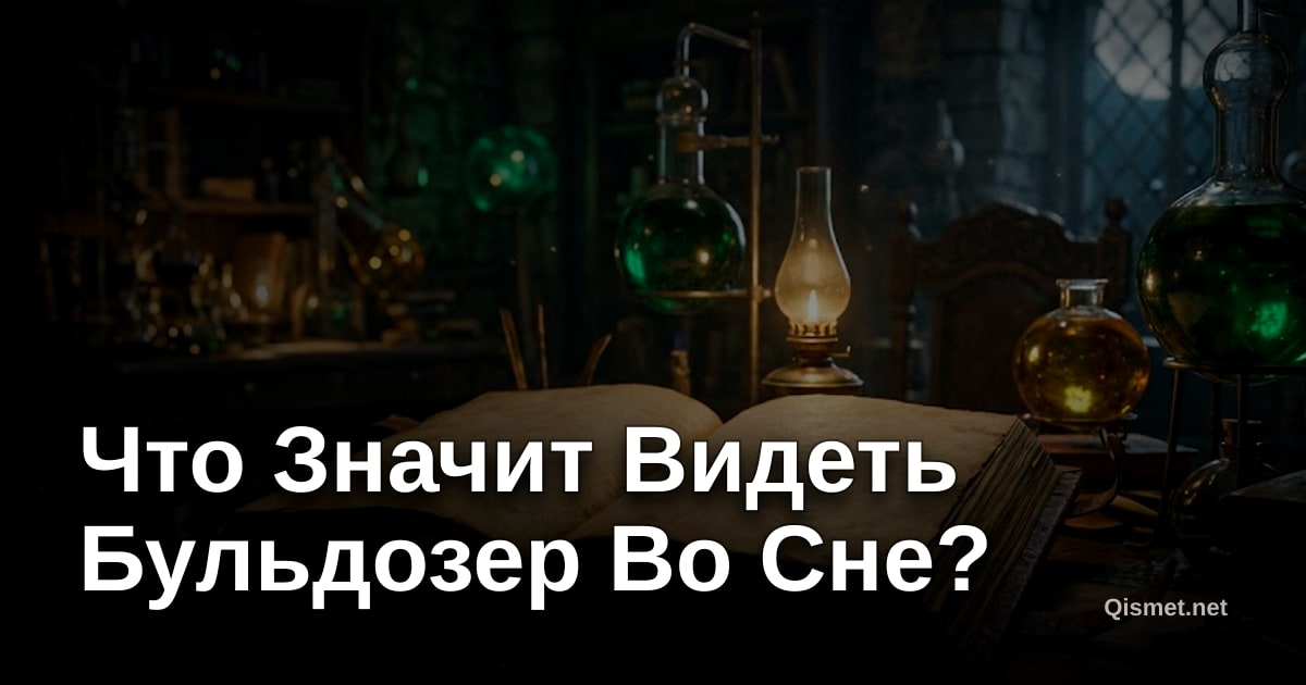 Что Значит Видеть Бульдозер Во Сне?