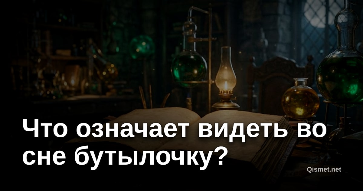Что означает видеть во сне бутылочку?