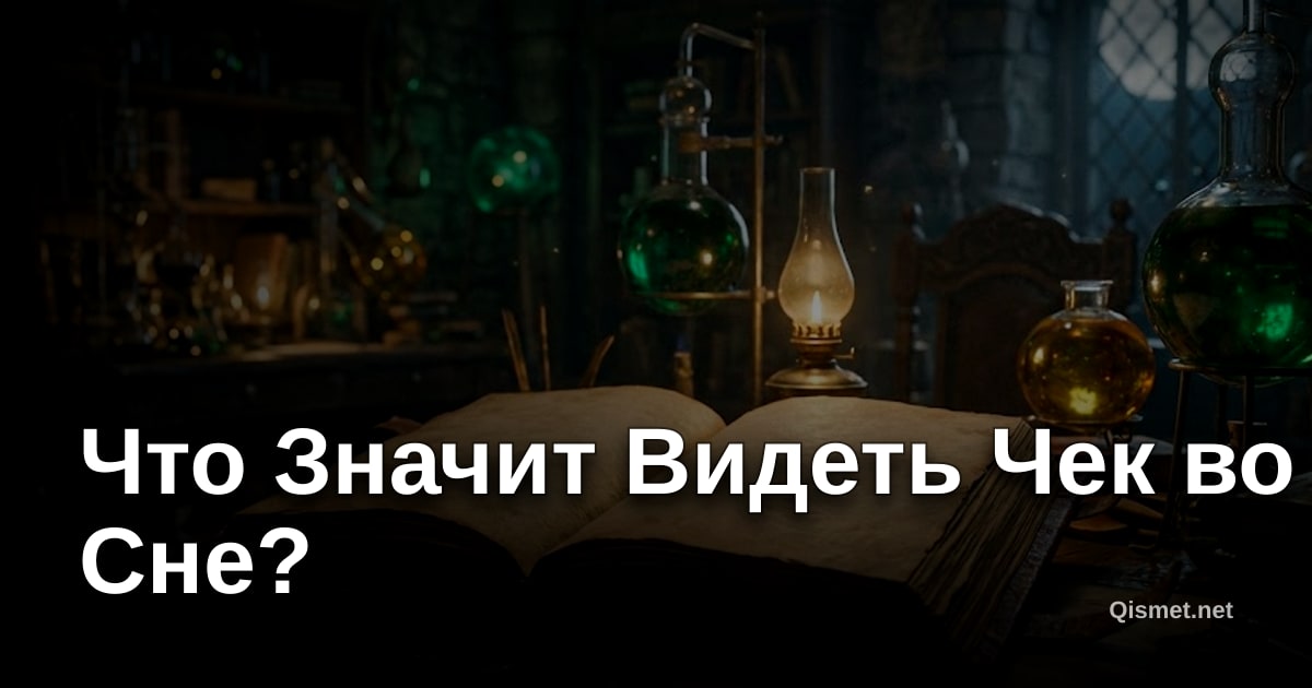 Что Значит Видеть Чек во Сне?