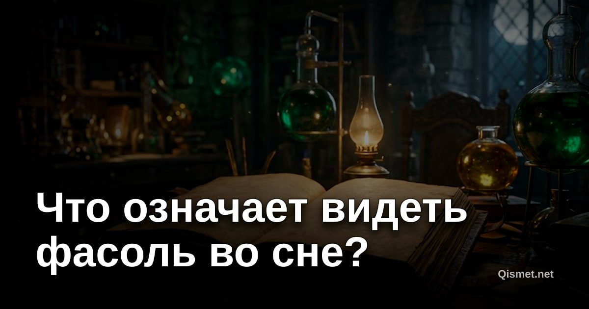 Что означает видеть фасоль во сне?