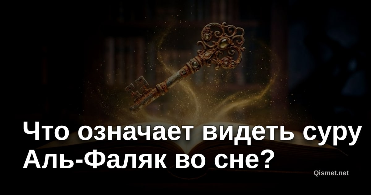 Что означает видеть суру Аль-Фаляк во сне?